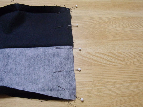 Shaping the cuff folds