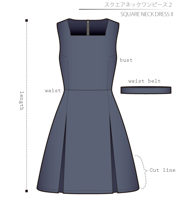 Square Neck Dress 2 Sewing Patterns & How To Make