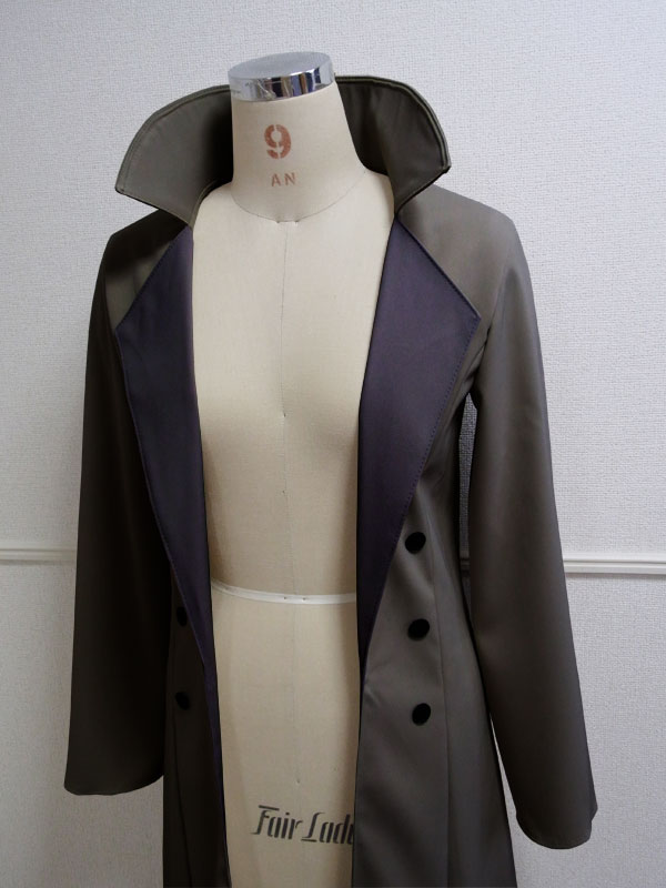 Stand up Collar Coat Sewing Patterns