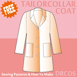 Tailorcollar Coat Sewing Patterns Cosplay Costumes how to make Free Where to buy