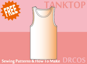 Tanktop Sewing Patterns Cosplay Costumes how to make Free Where to buy