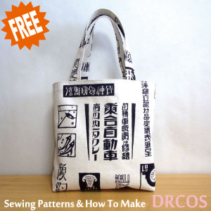 Tote Bag Sewing Patterns Cosplay Costumes how to make Free Where to buy