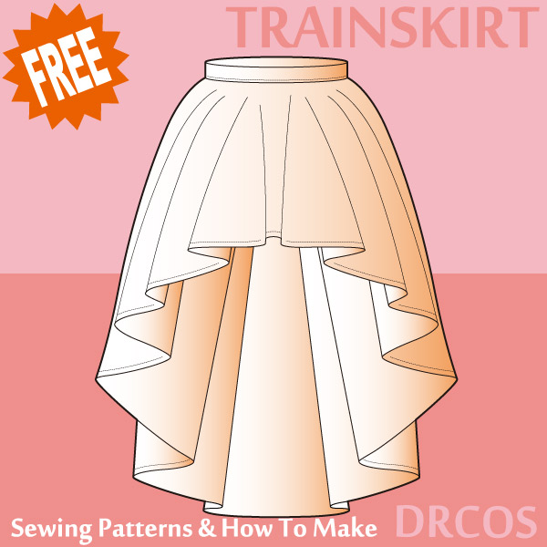 Train skirt Free Sewing Patterns