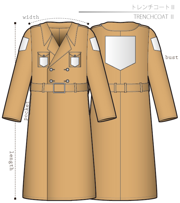 Trench Coat 2 Sewing Patterns