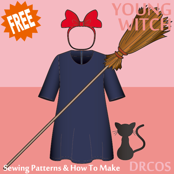 Witch Free sewing patterns & how to make