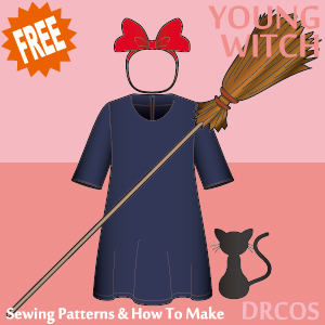 Witch Sewing Patterns Cosplay Costumes how to make Free Where to buy